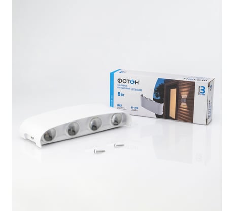 Светодиодный накладной светильник ФОТОН SLO- 8W4000K-W, белый 24744