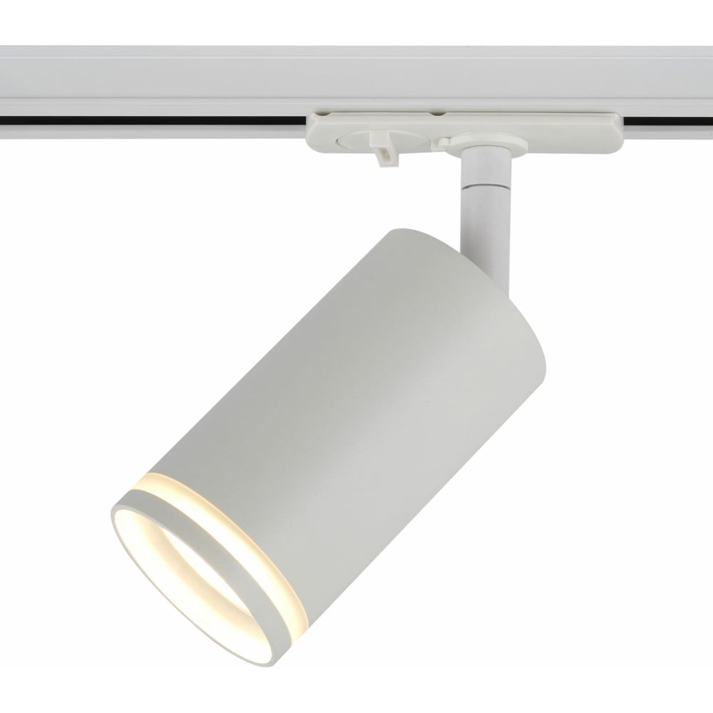 Трековый светильник ЭРА TR52 GU10 WH однофазный, под лампу GU10 матовый ...