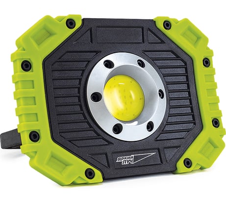 Аккумуляторный фонарь прожектор ЯРКИЙ ЛУЧ DRAGON A-30 COB-диод max700лм 3+3режима, IP44, 4606400106487