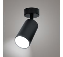 Поворотный накладной светильник Ritter Arton цилиндр, 55x100, GU10, алюминий, черный 59965 4