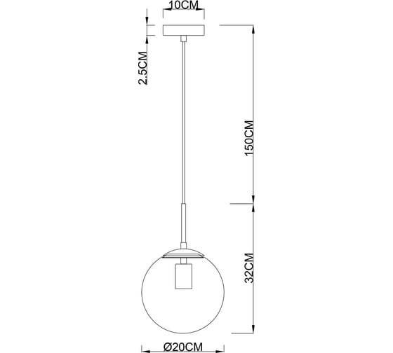 Светильник ARTE LAMP VOLARE A1563SP-1PB