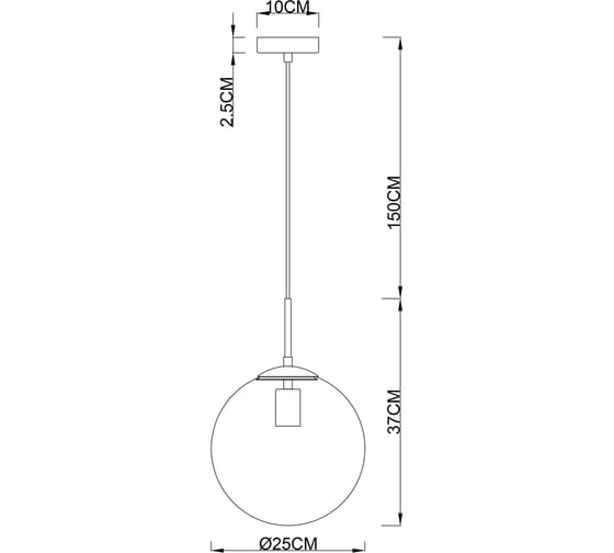 Светильник VOLARE ARTE LAMP A1925SP-1CC