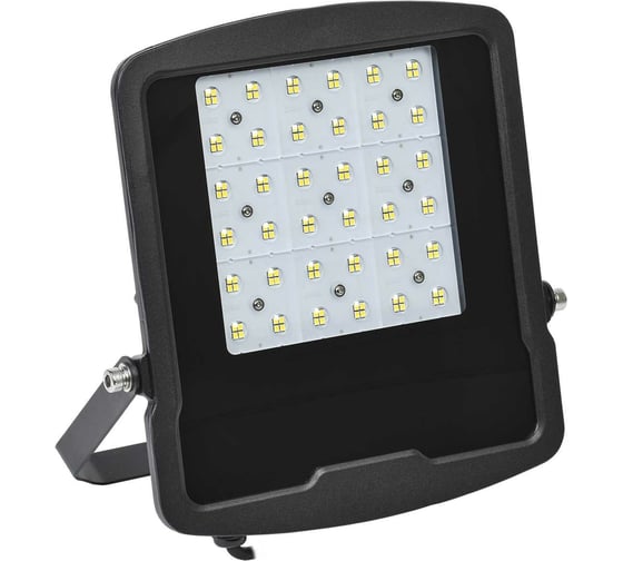 Прожектор IEK LED СДО 08-100 PRO 120град 5000К IP65 черный LPDO8-01-100-120-50-K02