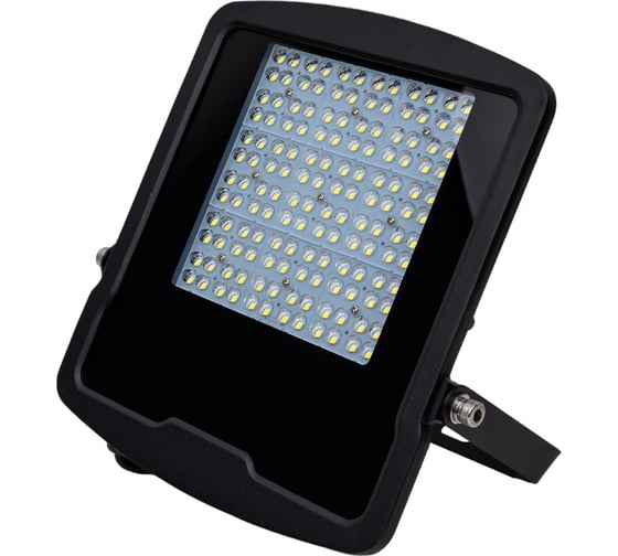 Прожектор IEK LED СДО 08-100 PRO 40x90град 5000К IP65 черный LPDO8-01-100-40-90-50-K02