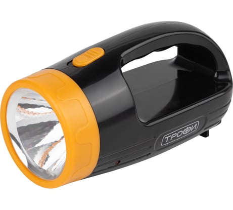 Светодиодный аккумуляторный фонарь прожектор ТРОФИ PA-101 1 режим Б0053340