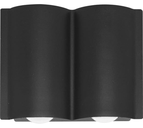 Настенный накладной светильник duwi Nuovo LED 120x40x100 литой алюминий 3000К IP54 черный 4 луча 24367 0