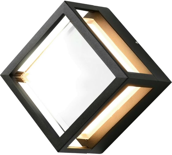 Настенный накладной светильник duwi Nuovo LED, 5Вт, 3000К, IP54, 110х105х110мм, алюминий, черный 24375 5