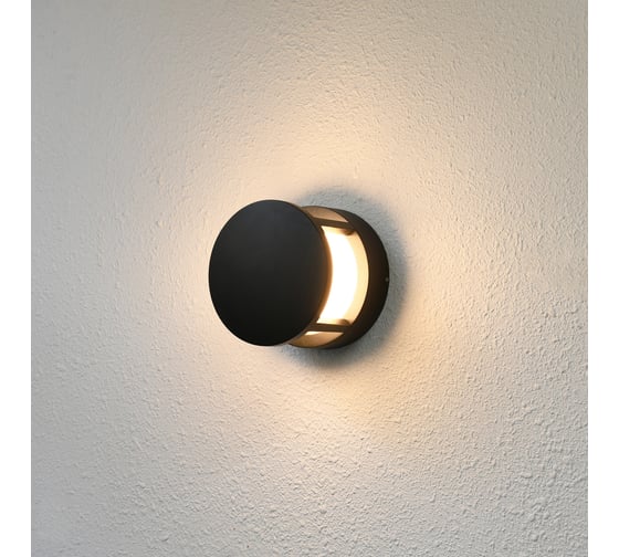 Настенный накладной светильник duwi Nuovo LED, 5Вт, 3000К, IP54, 105х105х105мм, алюминий, черный 24377 9