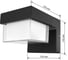 Настенный накладной светильник duwi Nuovo LED, 5Вт, 3000К, IP54, 100х100х150мм, литой алюминий, черный 24351 9 4