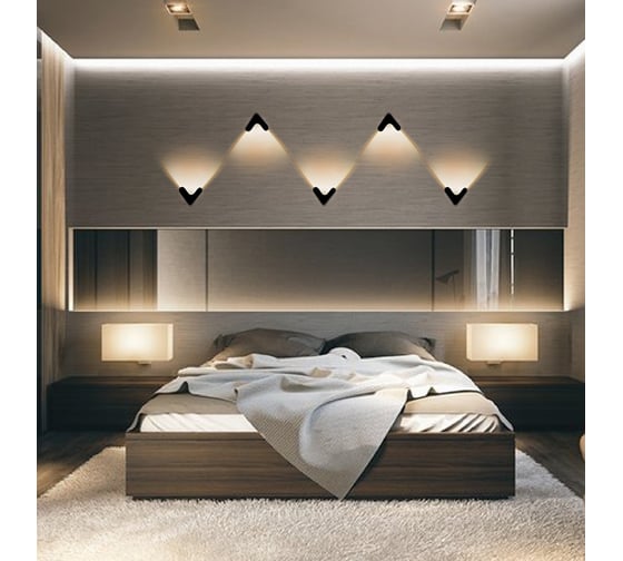 Настенный накладной светильник duwi Nuovo LED, 7Вт, 3000К, IP54, 200х170х90мм, литой алюминий, черный 24353 3