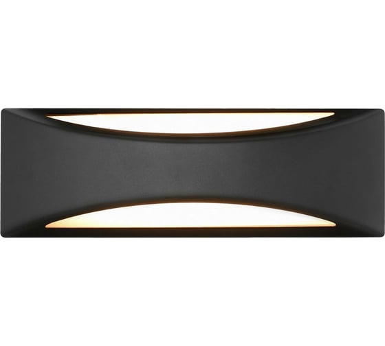 Настенный накладной светильник duwi Nuovo LED, 15Вт, 3000К, IP54, 350х120х80мм, литой алюминий, черный 24335 9