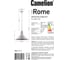 Подвесной светильник Camelion PL-602L C01 белый Rome, 1х E27, 40Вт, 230 14556 5