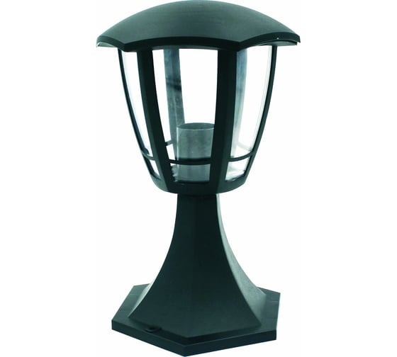 Садово-парковый светильник Camelion PP5104 C02 НТУ 07-60-003 У1 Валенсия 1 черный 6-гранный, пластик 14587 1