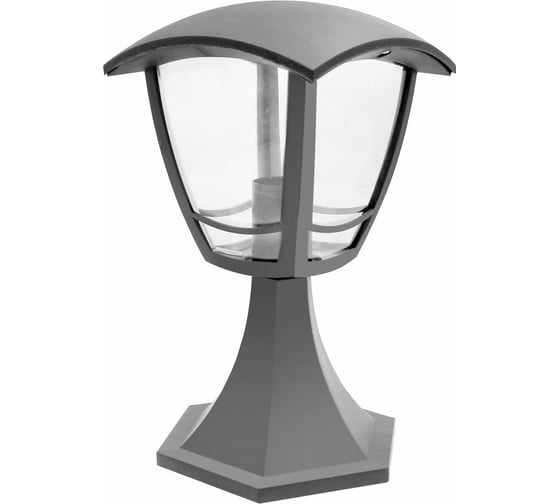 Садово-парковый светильник Camelion PP5204 С09 НТУ 07-60-001 У1 Валенсия серый 4-гранный, пластик, 230В 14576 1