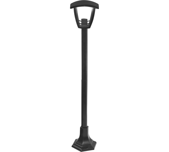 Садово-парковый светильник Camelion PP6401 С02 НТУ 07-60-002 У1 Валенсия 4 черный 4-гранный, пластик 14594