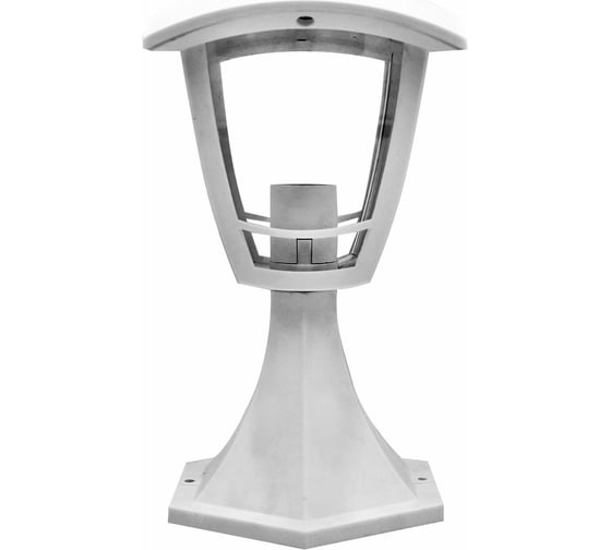 Садово-парковый светильник Camelion PP5204 С01 НТУ 07-60-001 У1 Валенсия белый 4-гранный, пластик, 230В 14577 1