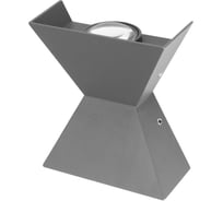 Настенный накладной светильник duwi Nuovo LED, 2Вт, 3000К, IP54, 97х43х110мм, литой алюминий, серый 24341 0