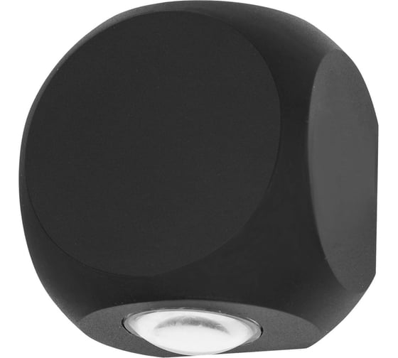 Настенный накладной светильник duwi Nuovo LED, 2Вт, 3000К, IP54, 90х85х55мм, литой алюминий, черный 24371 7