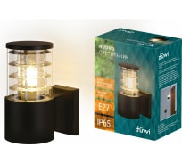 Настенный накладной светильник duwi Nuovo, 1хЕ27х60Вт, IP65, 175х108х220мм, алюминий/стекло, черный 24393 9