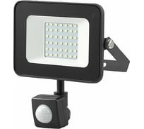 Светодиодный прожектор с ИК датчиком General Lighting Systems 50Вт 3550Лм 6500К Холодный белый свет IP65 Черный GTAB-50BT-IP65-6500-IFR 403135