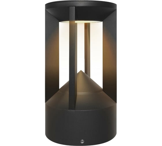 Садово-парковый светильник столб duwi Nuovo LED, 7Вт, 3000К, IP54, 110х110х200мм, литой алюминий, черный, 24391 5