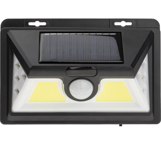 Светодиодный светильник duwi с датчиком движения Solar LED на солнечных батареях, 11Вт, 6500К, 400Лм, IP65, цвет черный 25016 6