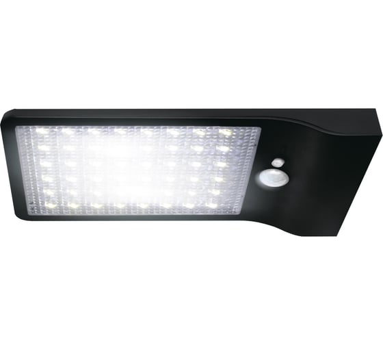 Светодиодный светильник duwi с пультом ДУ с датчиком движения и освещения Solar LED на солнечных батареях, 10Вт, 6500К, 450Лм, IP65, цвет черный 25017 3
