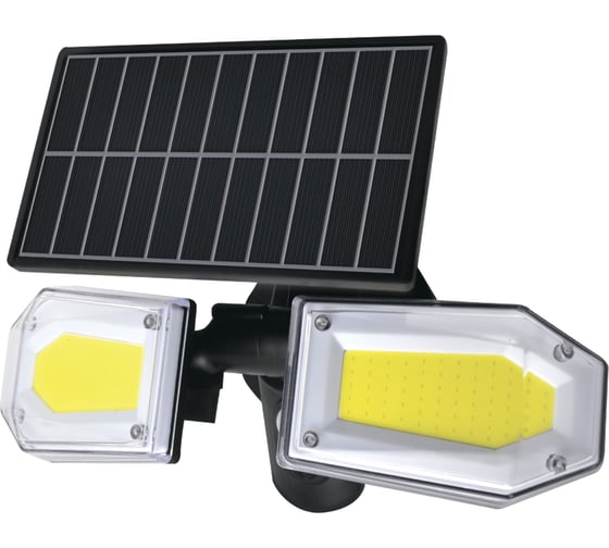 Светодиодный светильник duwi с датчиком движения Solar LED на солнечных батареях, 25Вт, 6500К, 820Лм, IP65, 3 режима, цвет черный 25018 0