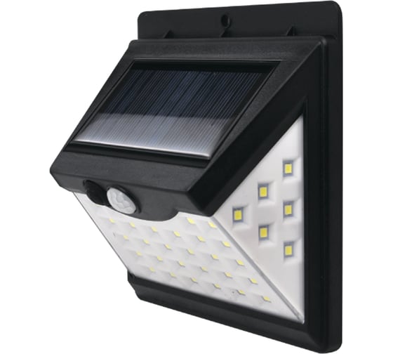 Светодиодный светильник duwi Solar LED с датчиком движения и освещения, на солнечных батареях, 8Вт, 6500К, 330Лм, IP65, цвет черный 25014 2
