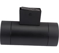 Садово-парковый фасадный светильник General Lighting Systems двойной GX53, 205х140х90мм, металл, черный IP65 GWL-2GX53-M-IP65 661128