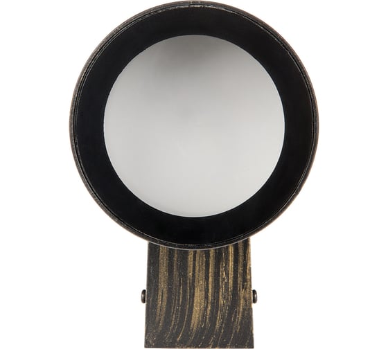 Фасадный светильник General Lighting Systems двойной GX53, 205х140х90мм, металл, черно-золотой IP65 GWL-2GX53-M-IP65 661129