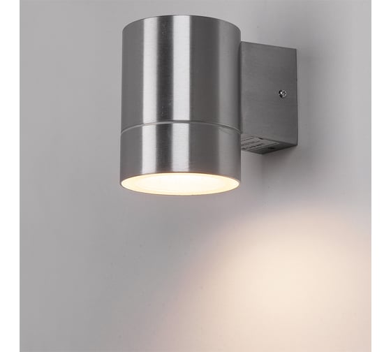 Садово-парковый фасадный светильник General Lighting Systems одинарный GX53, 116х140х90мм, металл, хром IP65 GWL-GX53-M-IP65 661135 1