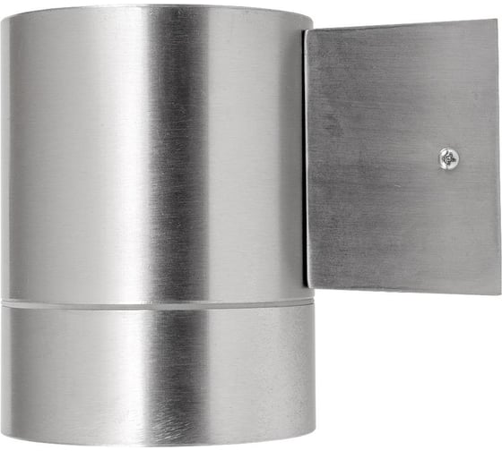 Садово-парковый фасадный светильник General Lighting Systems одинарный GX53, 116х140х90мм, металл, хром IP65 GWL-GX53-M-IP65 661135