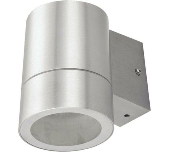Садово-парковый фасадный светильник General Lighting Systems одинарный GX53, 116х140х90мм, металл, хром IP65 GWL-GX53-M-IP65 661135