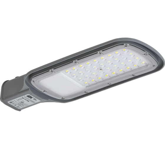 Светильник IEK LED ДКУ 1012-50Ш 5000К, IP65, серый LDKU1-1012-050-5000-K03