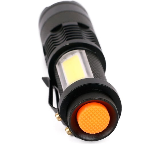 Фонарь Camelion LED51531 черный, LED XPE+COB, ZOOM, 4 режима 1XLR6, алюминий, откр. блистер 14533