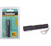 Фонарь Camelion LED51532 черный, LED XPE, ZOOM, 3 режима 1XLR03, алюминий, откр. блистер 14534