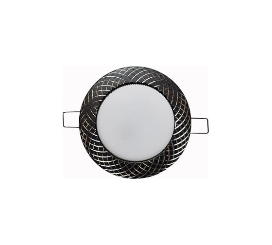 Встраиваемый светильник General Lighting Systems без подсветки GX53, 110х21мм, кружево, черный, IP20 GCL-GX53-H18-B 661217 1