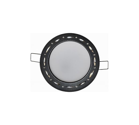 Встраиваемый светильник General Lighting Systems без подсветки GX53, 110х21мм, орнамент, черный, IP20 GCL-GX53-H18-B 661226 1