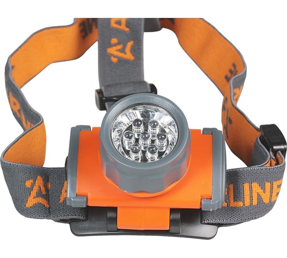 Налобный фонарь AIRLINE на батарейках LEDx7 AEBK002