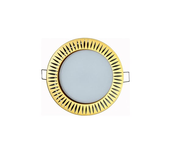 Встраиваемый светильник General Lighting Systems без подсветки GX53, 110х21мм, астра, золото, IP20 GCL-GX53-H18-G 661206