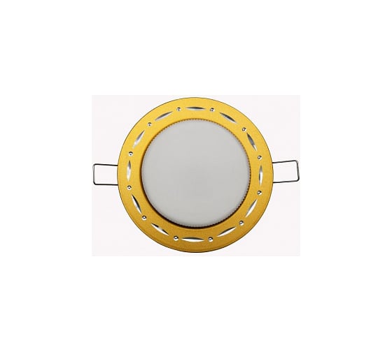 Встраиваемый светильник General Lighting Systems без подсветки GX53, 110х21мм, орнамент, золото, IP20 GCL-GX53-H18-G 661228 1
