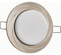 Встраиваемый светильник General Lighting Systems без подсветки GX53, 110х21мм, галактика, сатин-никель, IP20 GCL-GX53-H18-SN 661224