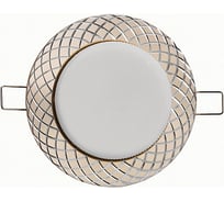 Встраиваемый светильник General Lighting Systems без подсветки GX53, 110х21мм, кружево, сатин-никель, IP20 GCL-GX53-H18-SN 661220