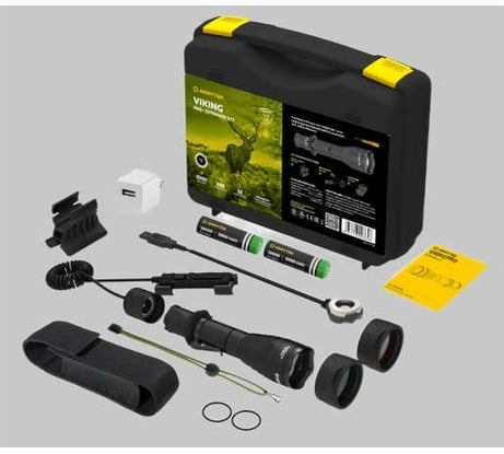 Охотничий набор Armytek Viking Pro Magnet USB Extended Set Белый F07702C
