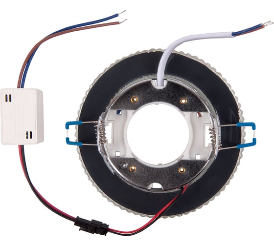 Встраиваемый светильник General Lighting Systems с подсветкой GX53, 123х45мм, аквамарин, IP20 GCL-GX53-H38-BL 661146