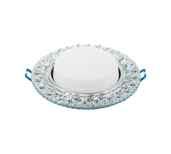 Встраиваемый светильник General Lighting Systems с подсветкой GX53, 123х45мм, аквамарин, IP20 GCL-GX53-H38-BL 661146 1