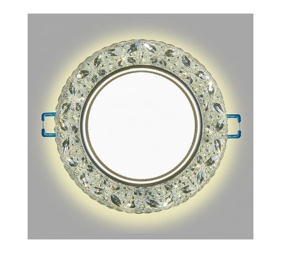 Встраиваемый светильник General Lighting Systems с подсветкой GX53, 123х45мм, бабочки, IP20 GCL-GX53-H38-BL-1 661147