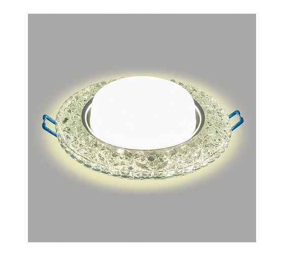 Встраиваемый светильник General Lighting Systems с подсветкой GX53, 123х45мм, бабочки, IP20 GCL-GX53-H38-BL-1 661147