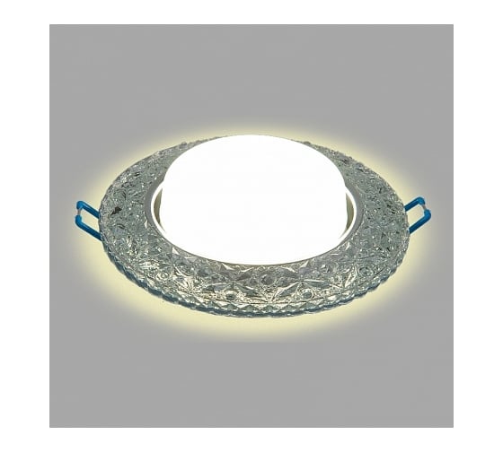 Встраиваемый светильник General Lighting Systems с подсветкой GX53, 123х45мм, бабочки, IP20 GCL-GX53-H38-BL-1 661147